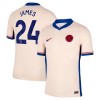 Maillot de Supporter Chelsea James 24 Extérieur 2024-25 Pour Homme